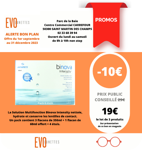 EVO LUNETTES Opticien A Avranches Promo2