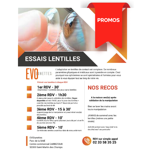 EVO LUNETTES Opticien A Avranches Promo3